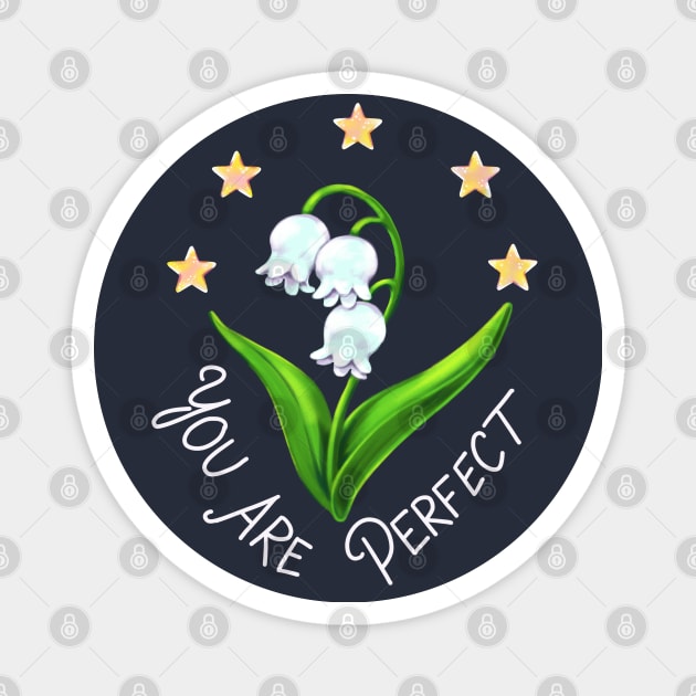 You Are 5 Star Perfect Magnet by marycreatesart